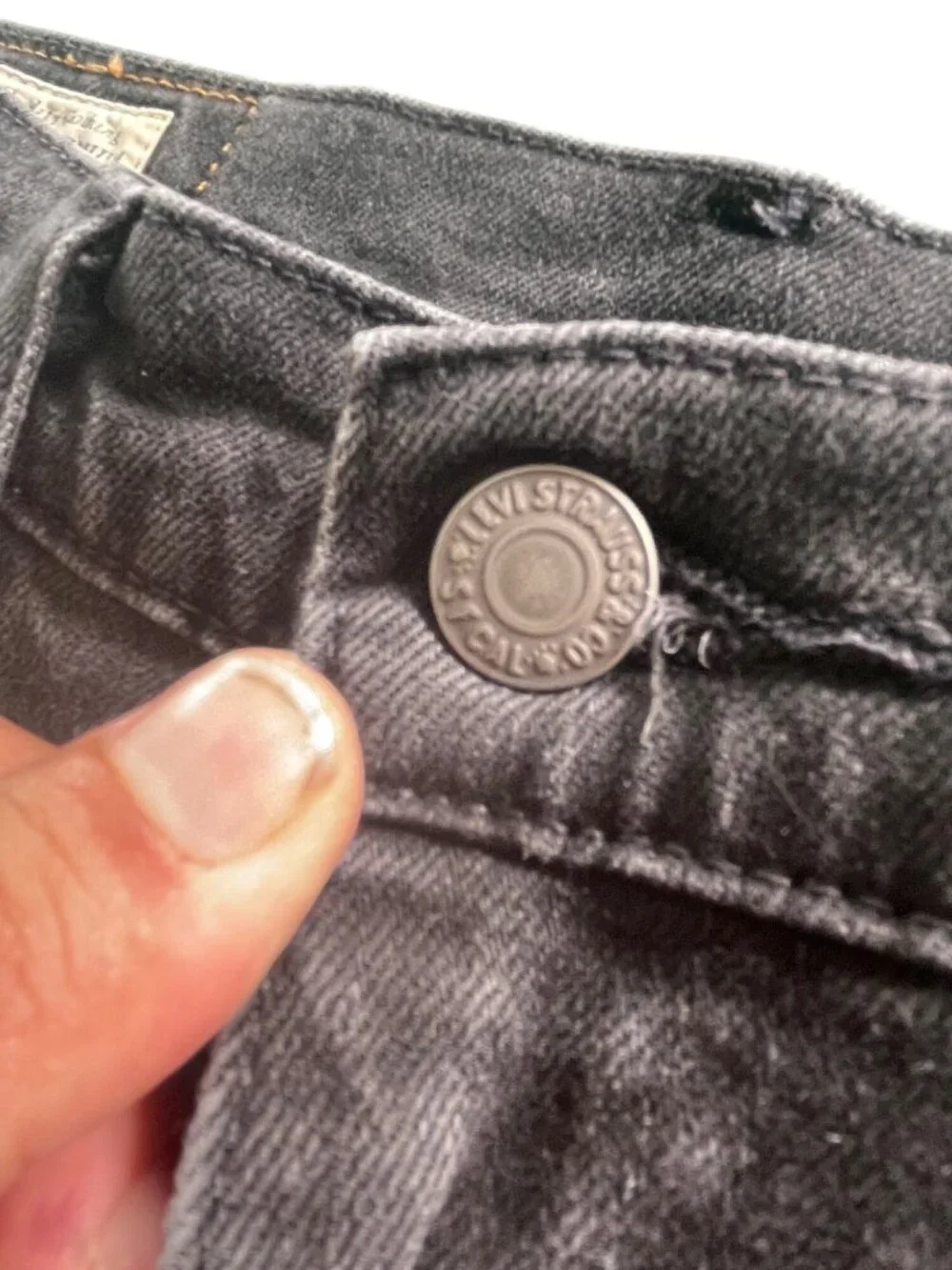Levis Premium Lot 511 Slim Fit Jeans Black W30 L30 Mens Denim Pants Without Prin